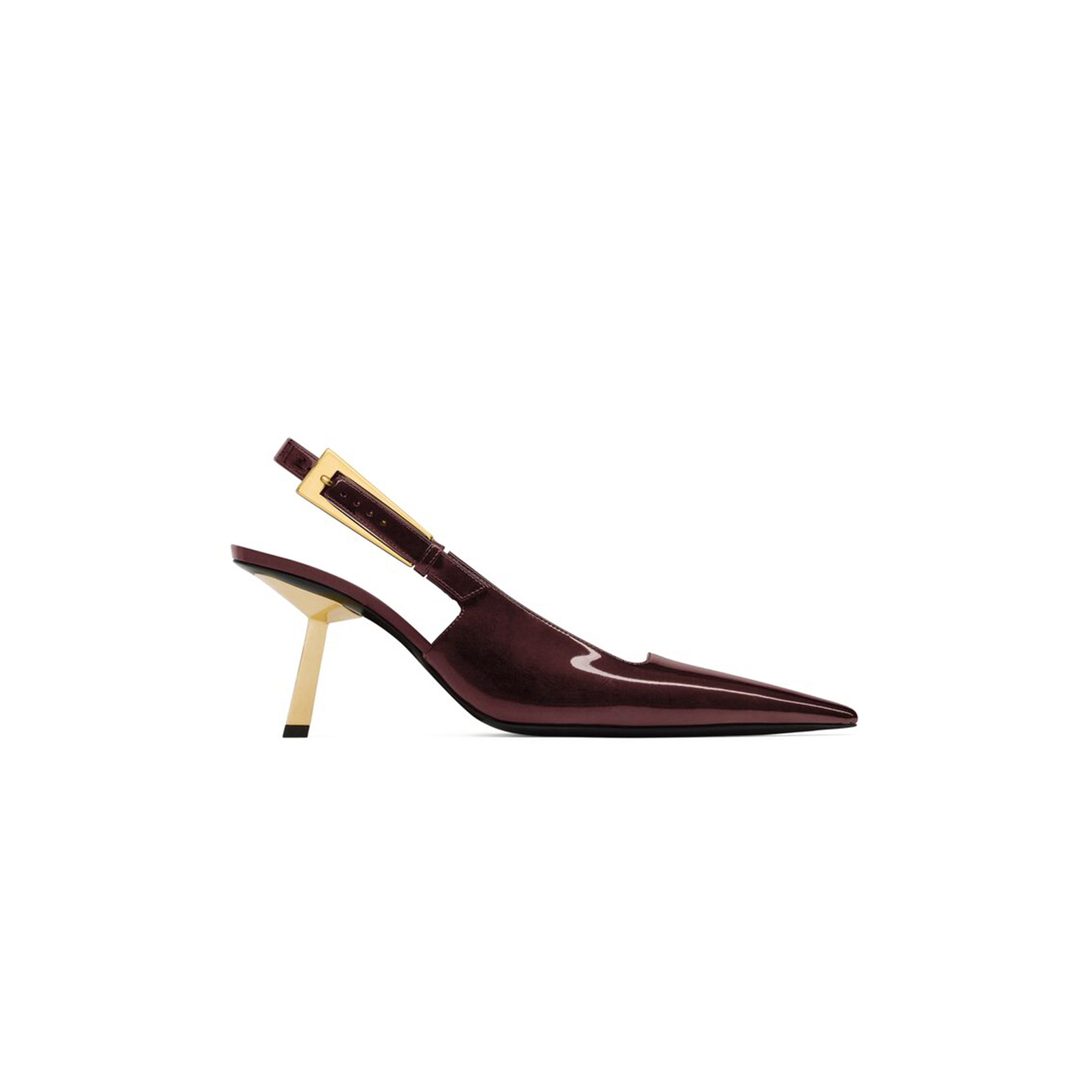 YSL LEE SLINGBACK PUMPS IN PATENT LEATHER 799704AAAPQ2226